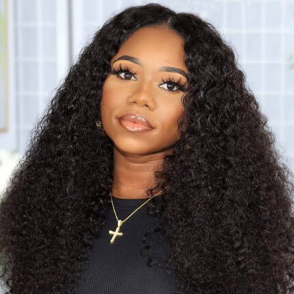 Reshine Hair V Part Wig Human Hair Cheap Wigs For Black Women Kinky Curly I Part Wig Curly Hair Half Wig